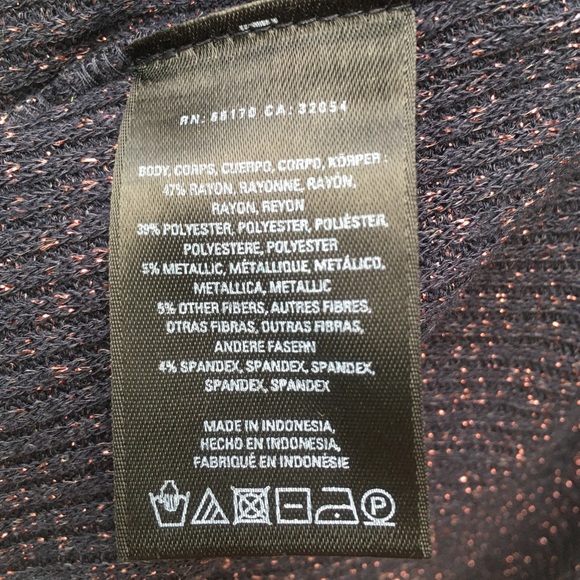 Anthropologie 9-H15 STCL navy sweater - Picture 5 of 5